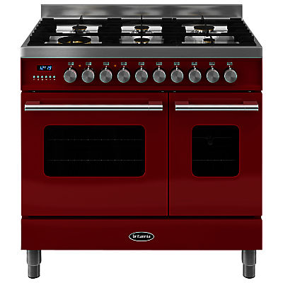 Britannia RC-9TG-DE Delphi Dual Fuel Range Cooker Gloss Red